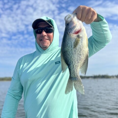 Bass fishing in Lake Seminole