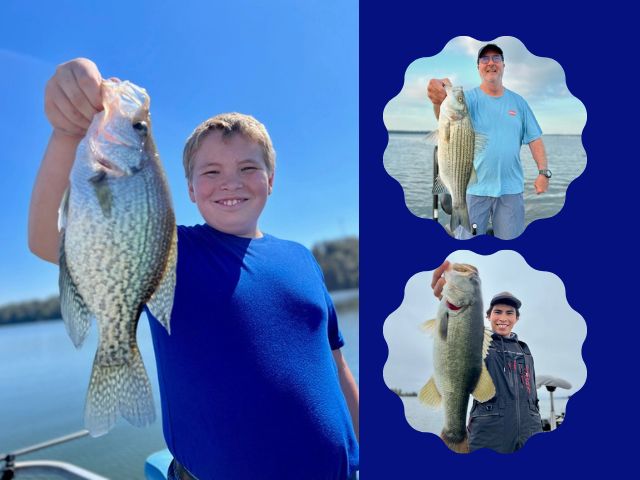 Bass fishing in Lake Seminole