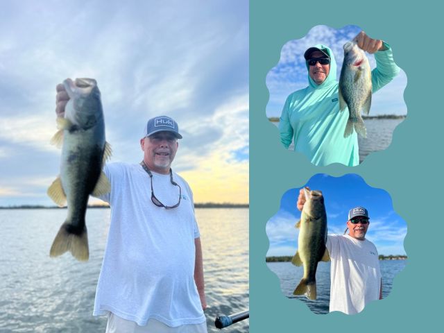 Bass fishing in Lake Seminole