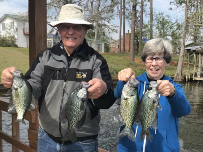 Crappie Fishing in Lake Seminole